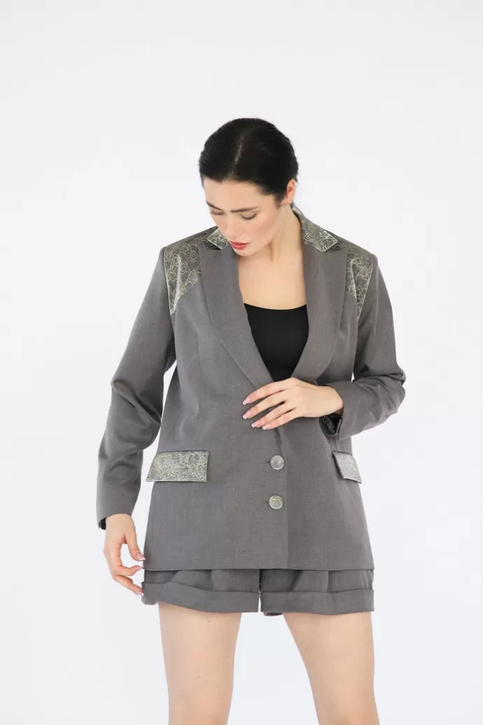 Larsuu Hampton Blazer Grey