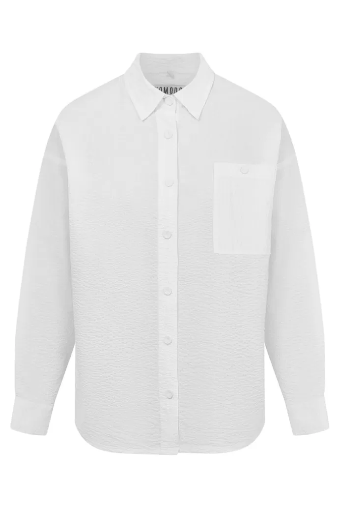 Flash Sale KOMODO Hanako Organic Cotton Shirt White