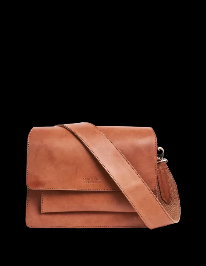 New O My Bag Harper Cognac Klassinen Nahka