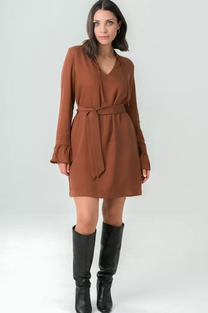 Avani Henne Dress Brown