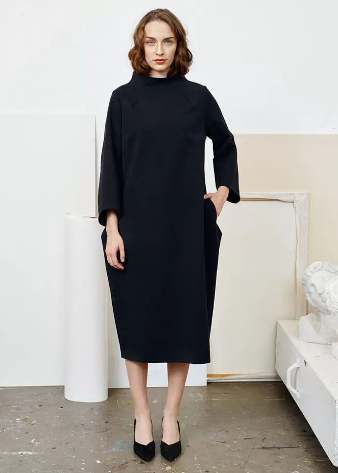 Papu Hexacon Dress Black