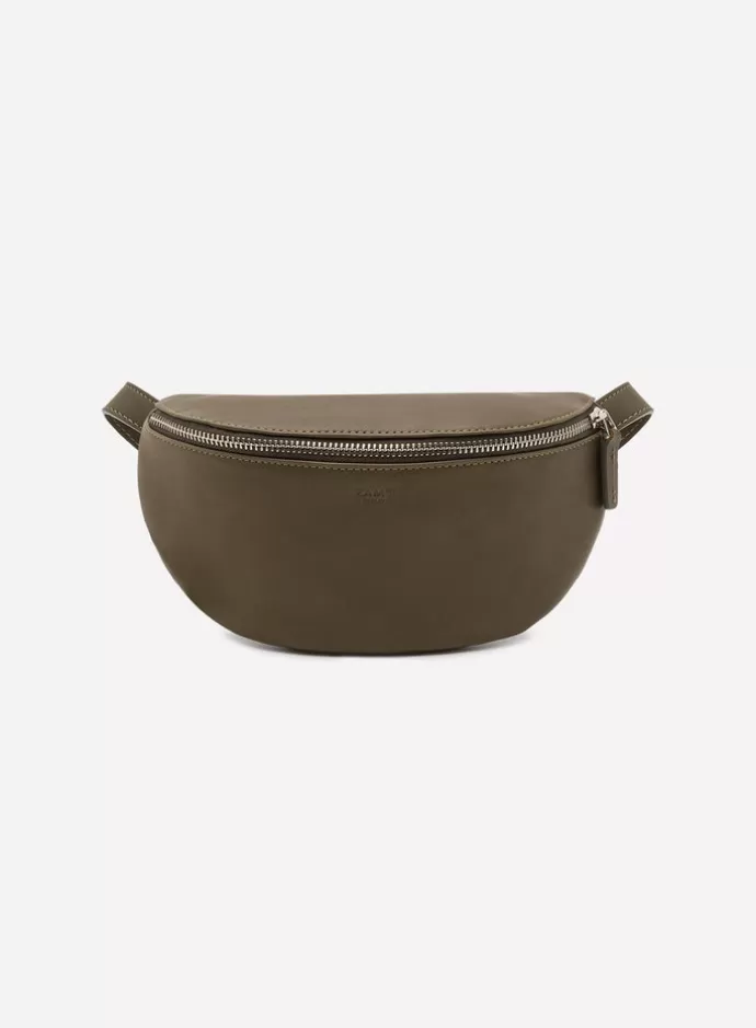 Online ZAMT Hip Bag Can Nappa Seaweed