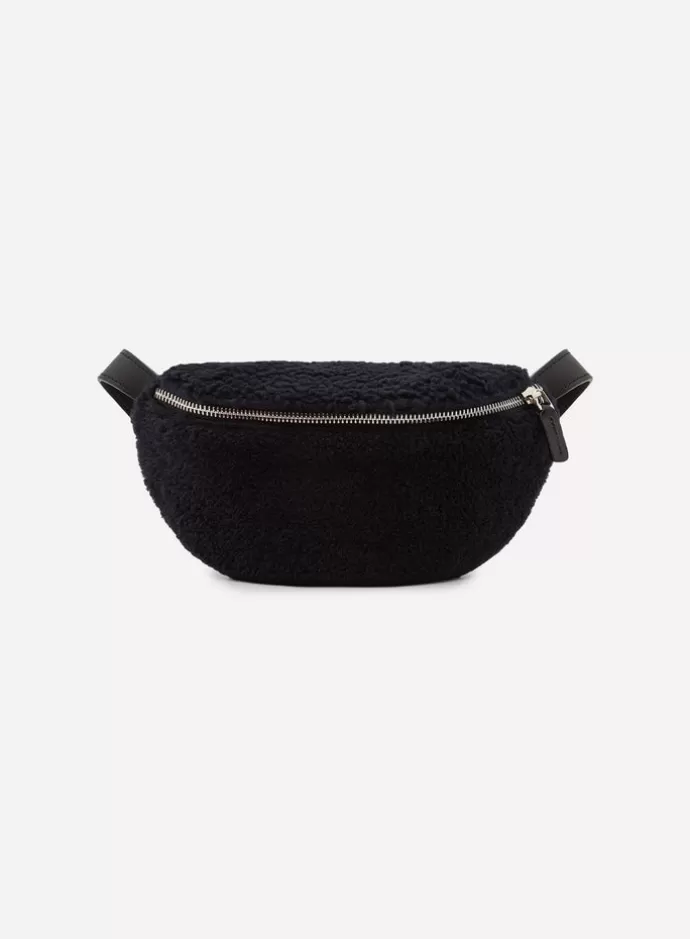 Hot ZAMT Hip Bag Can Shearling Black