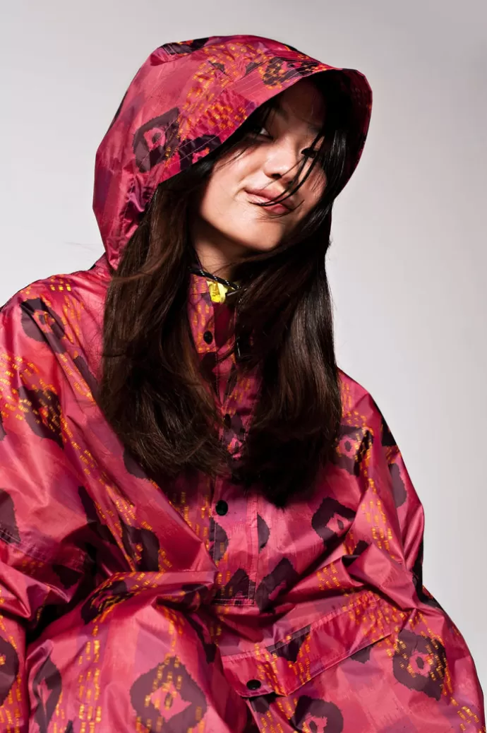 Rainkiss Ikat Rain Poncho