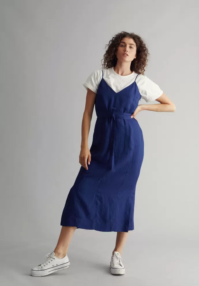 KOMODO Iman Slip Dress True Navy