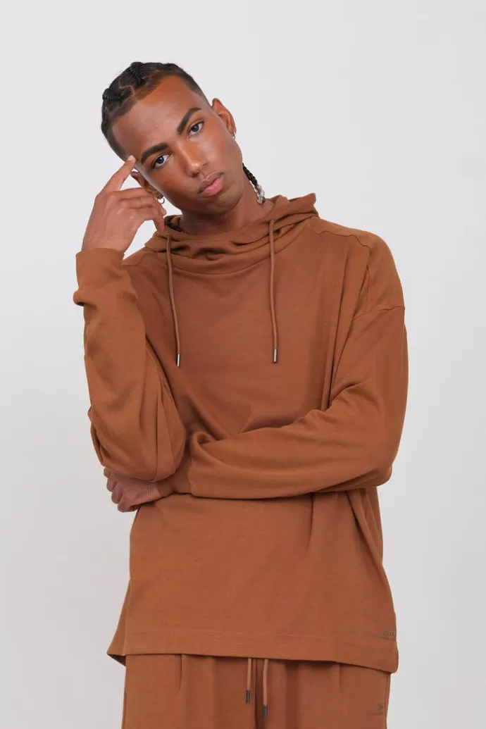 Flash Sale Off With Nature Interlock Hoodie Peanut