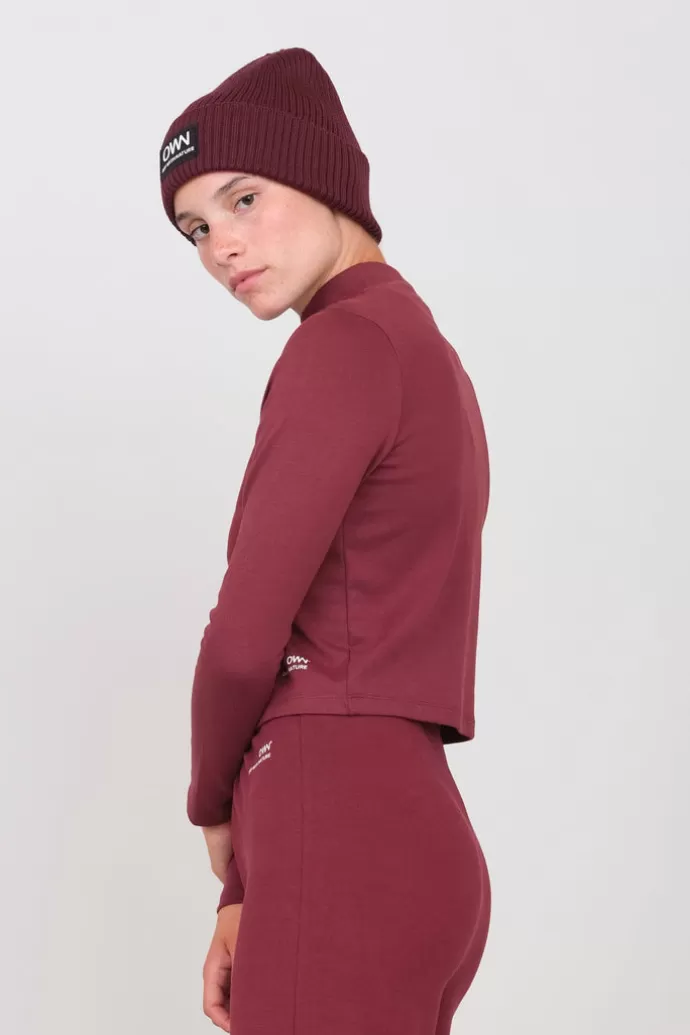 Online Off With Nature Interlock Turtleneck Prune