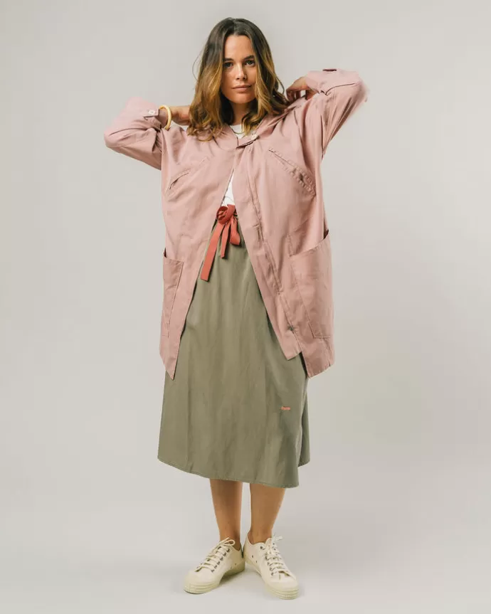 Brava Fabrics Ischia Oversize Parka Vaaleanpunainen