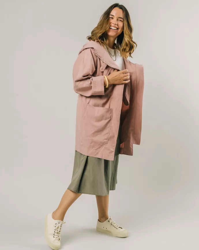 Brava Fabrics Ischia Oversize Parka Vaaleanpunainen