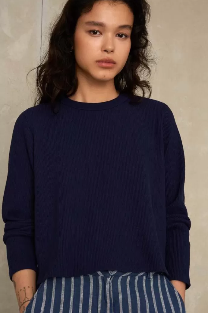 Sale Kings Of Indigo Jessamine Longsleeve Navy