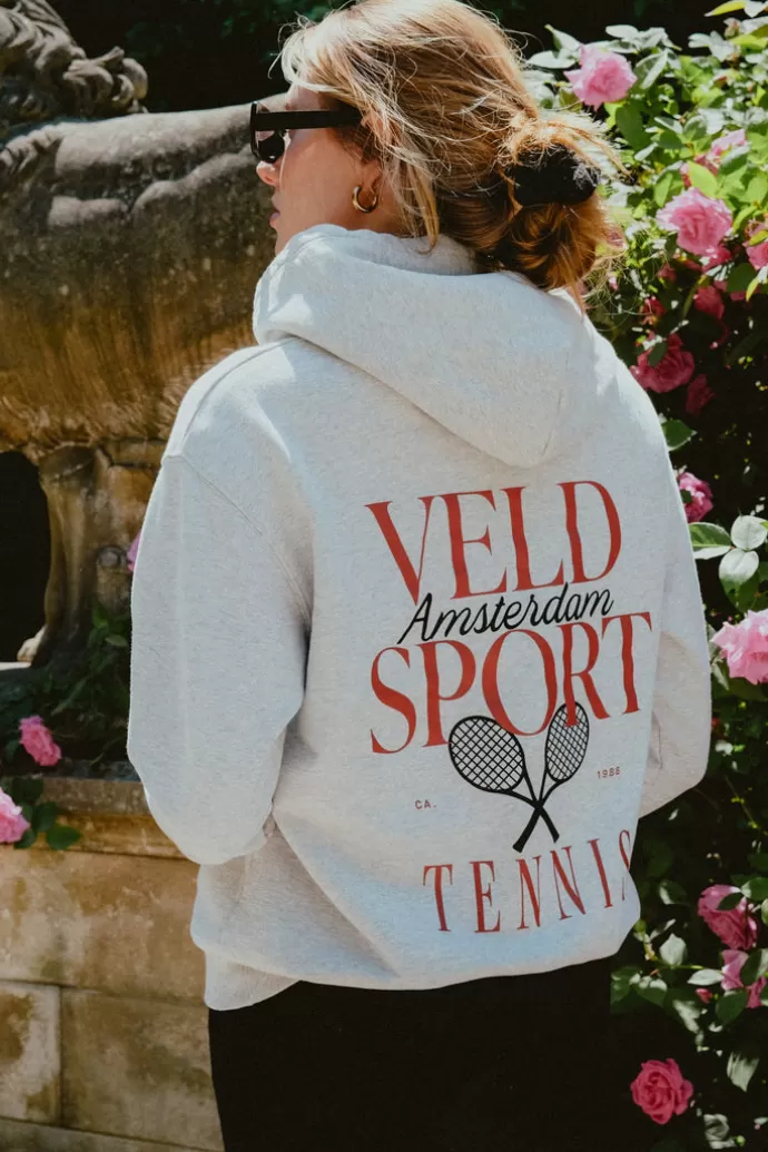 Veld Jordaan Sport Tennis Huppari Heather Grey