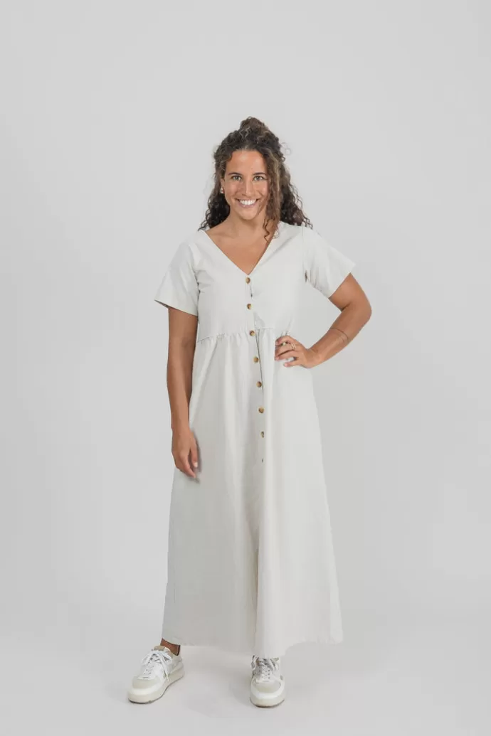 Näz Julia Cotton Dress White