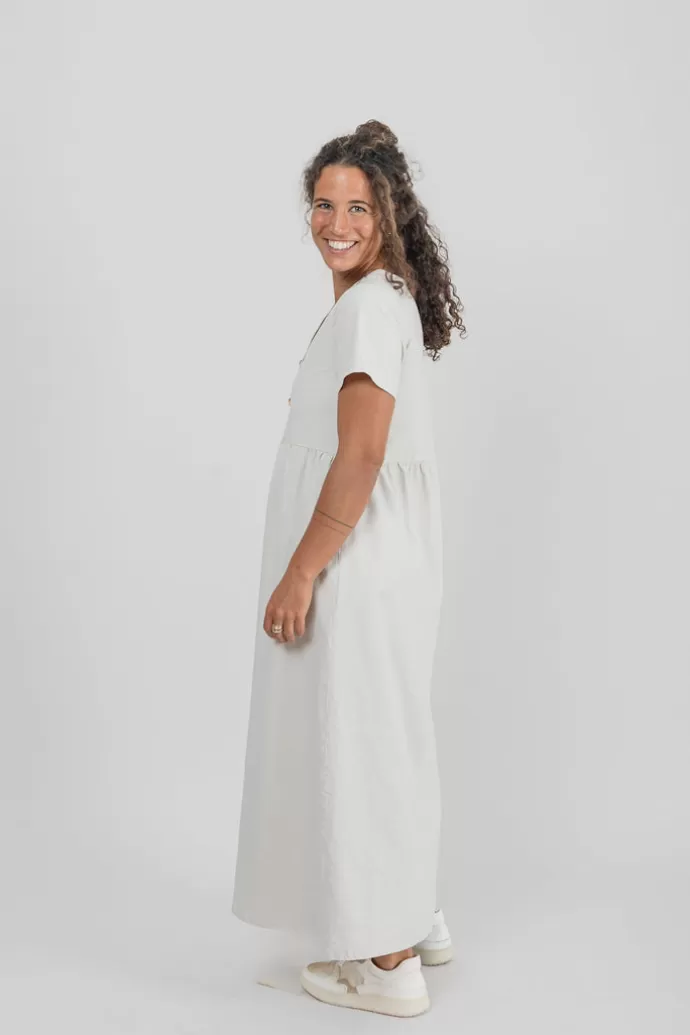 Näz Julia Cotton Dress White