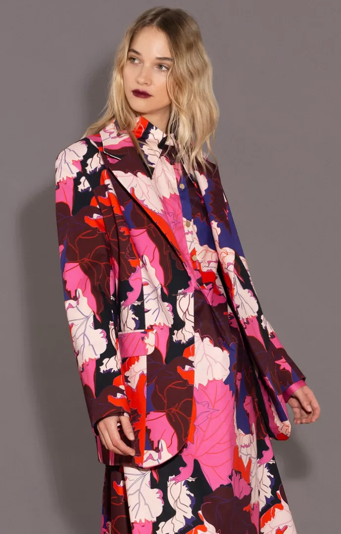 TOMCSANYI Kadarka Oversized Bleiseri Pink Leaves