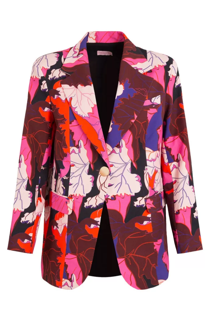 TOMCSANYI Kadarka Oversized Bleiseri Pink Leaves