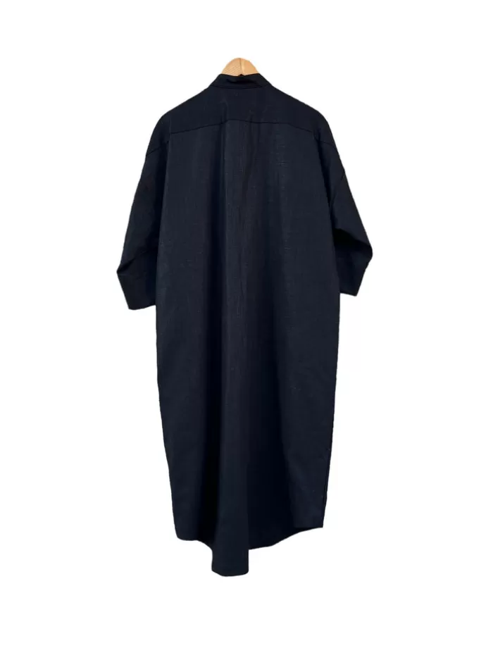 Cecilia Sörensen Kaftan Black Canvas Linen