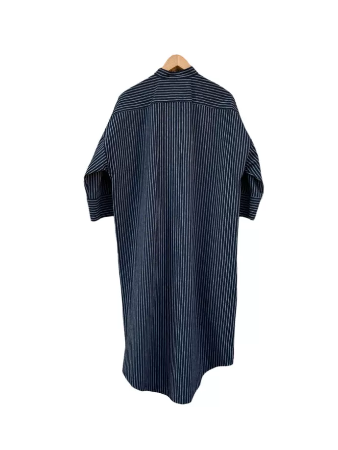 Cecilia Sörensen Kaftan Striped Black Cotton