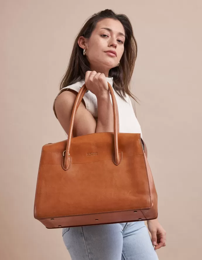 Sale O My Bag Kate Stromboli Nahka Cognac