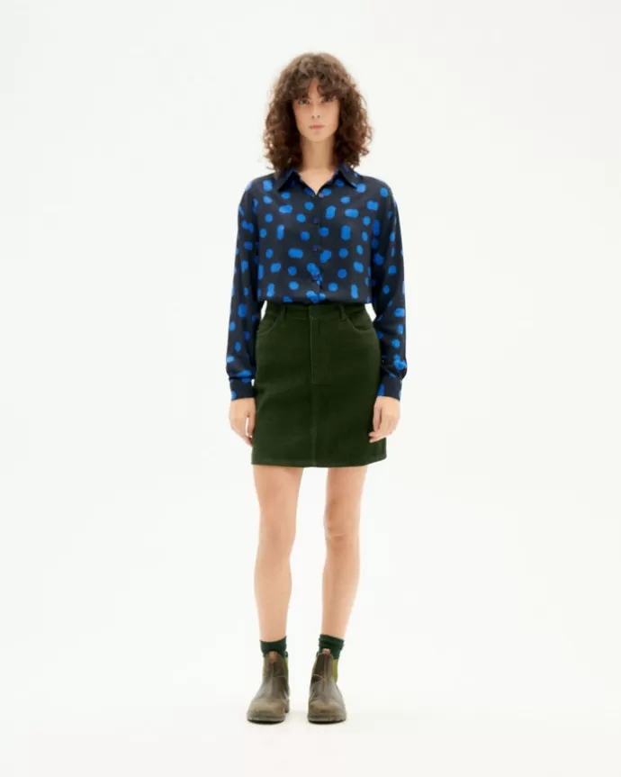 Best Sale Thinking MU Kati Shirt Blue Dots