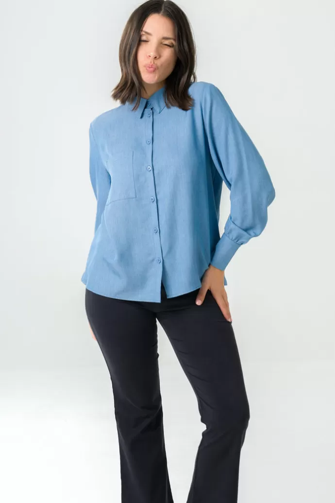 Discount Avani Kauri Shirt Blue