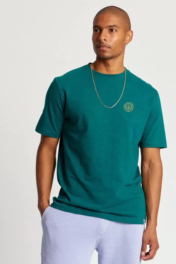 Clearance KOMODO Kin Tee Organic Cotton Teal Green