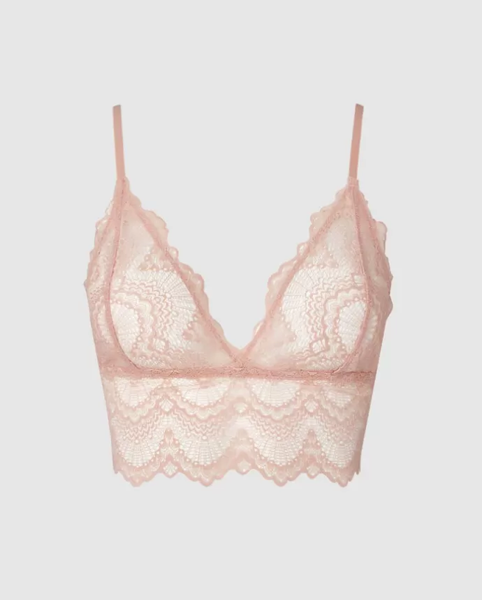 Cheap UNDERSTATEMENT Lace Bralette Top Naked