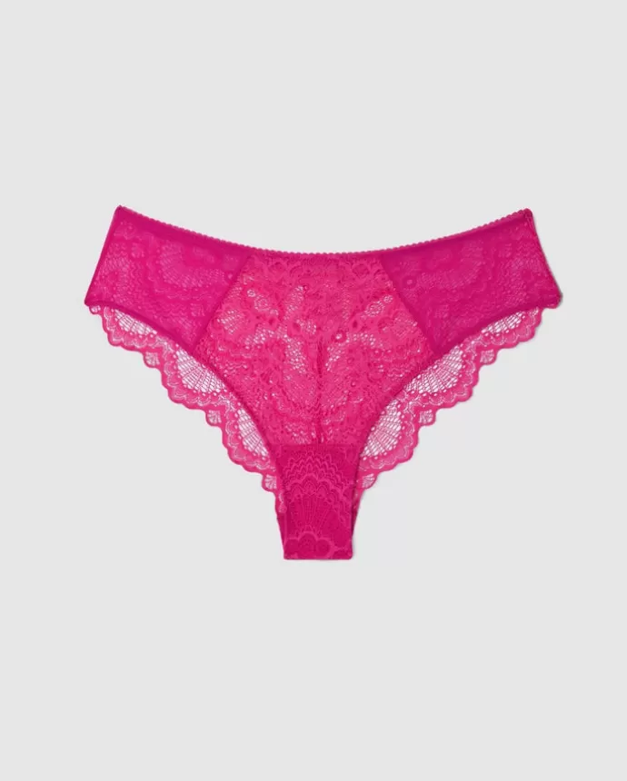 Cheap UNDERSTATEMENT Lace Cheeky Hot Pink