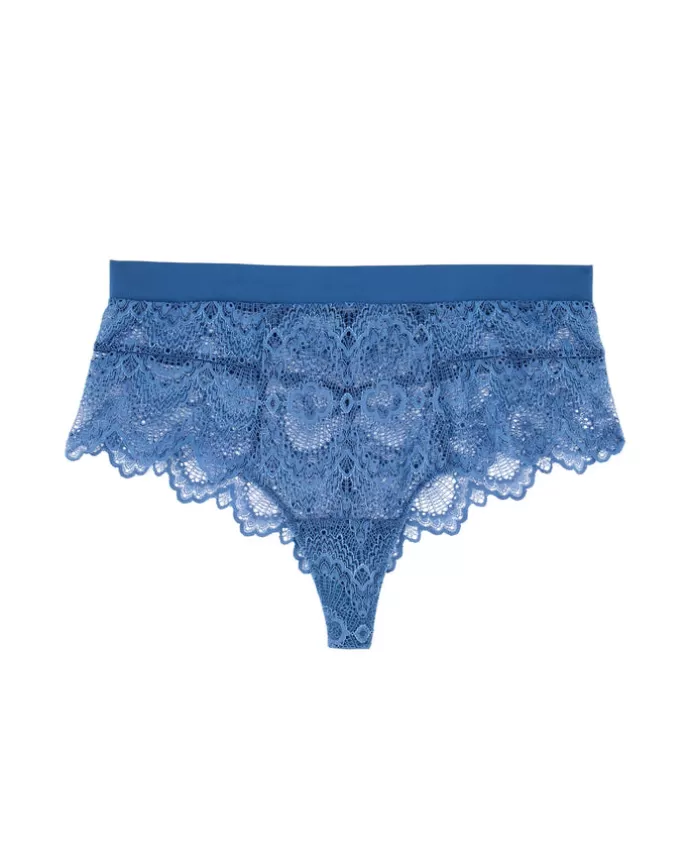 Discount UNDERSTATEMENT Lace Highwaist String Stormy Sky Blue