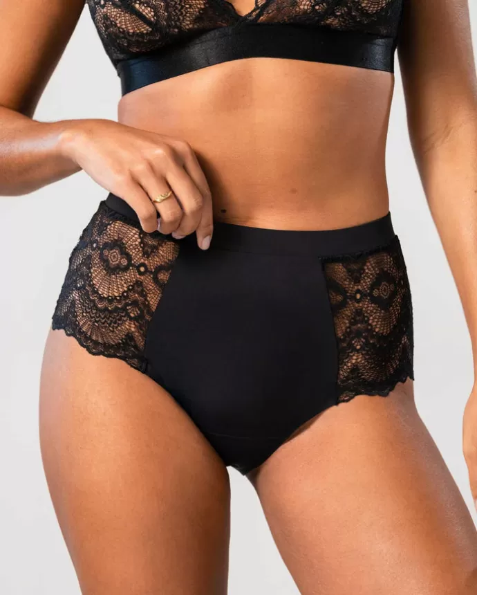 Best Sale UNDERSTATEMENT Lace Period Highwaist Briefs