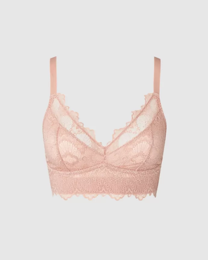 Sale UNDERSTATEMENT Lace Support+ Bralette Nude