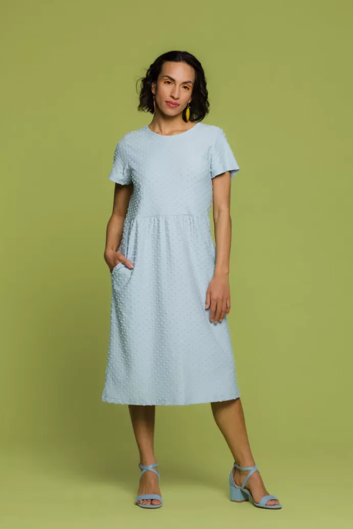 Aarrelabel Larissa Dress Blue Dot