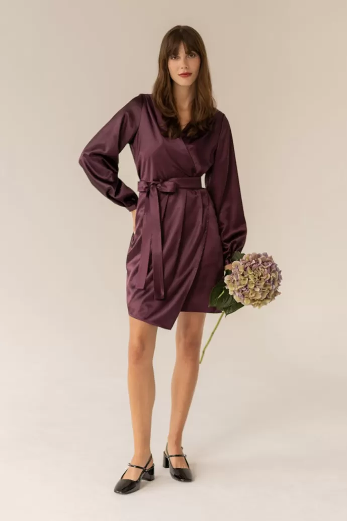 Enteliér Laurel Dress Aubergine