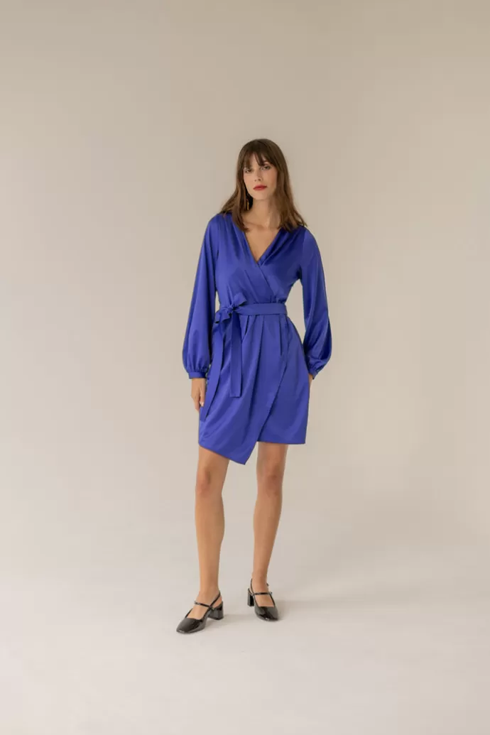 Enteliér Laurel Dress Cobalt