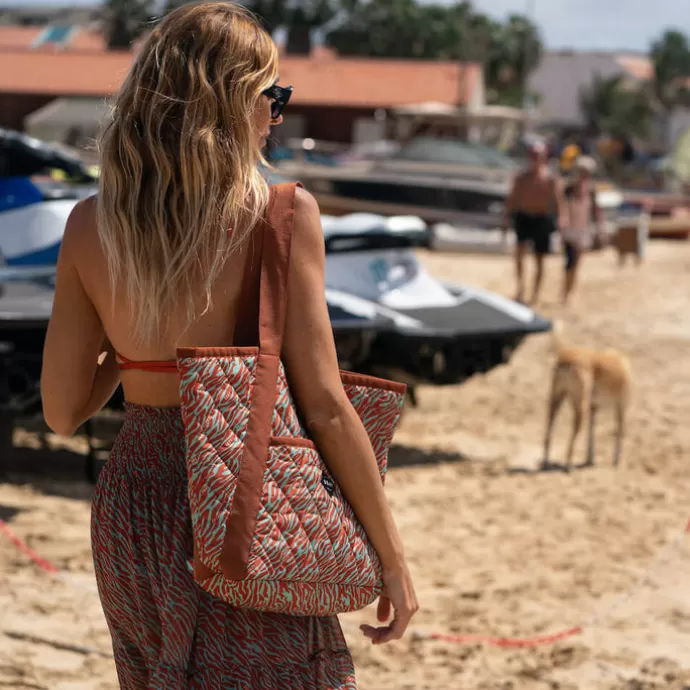 Fashion SEAY Leilani Beach Bag Oranssi Tiikeri