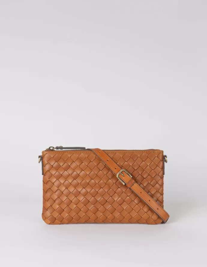 Fashion O My Bag Lexi Cognac Woven Classic Leather