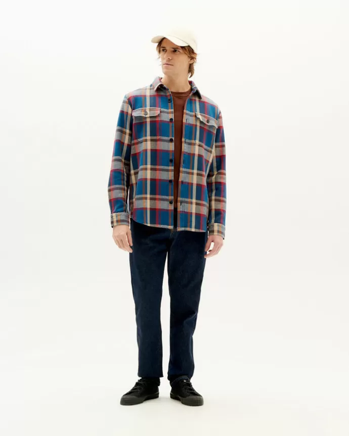 Online Thinking MU Lucas Overshirt Blue Checks