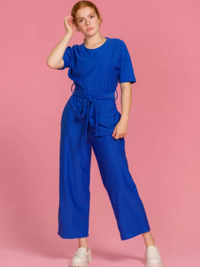 Aarrelabel Manuela Jumpsuit Dazzling Blue Dot