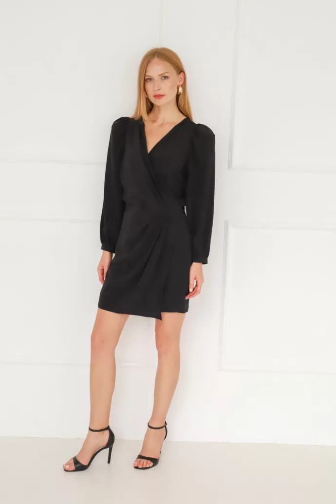 Enteliér Margot Silk Dress Black