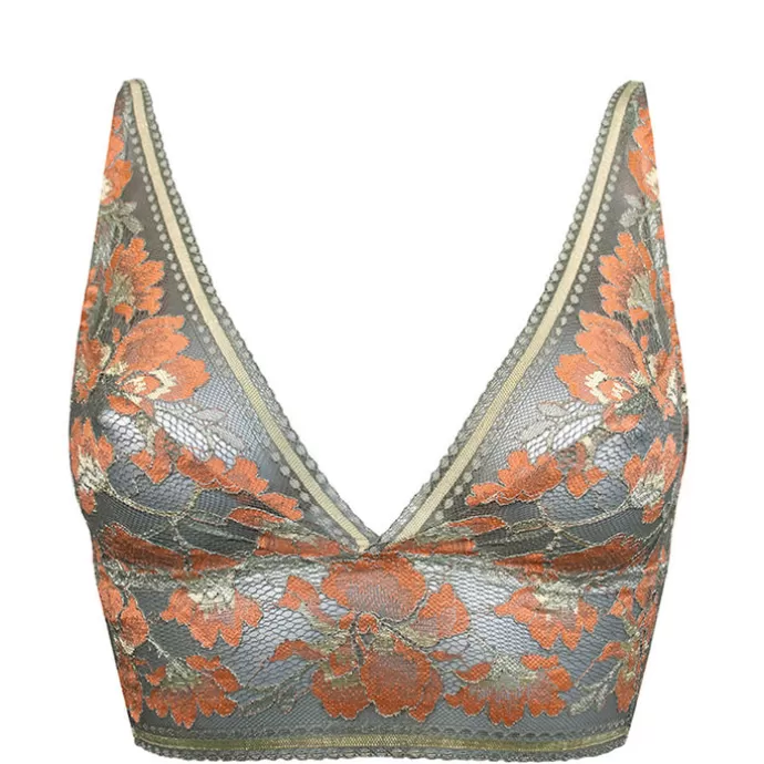 Fashion Anekdot Marigold Verde Longline Bralette