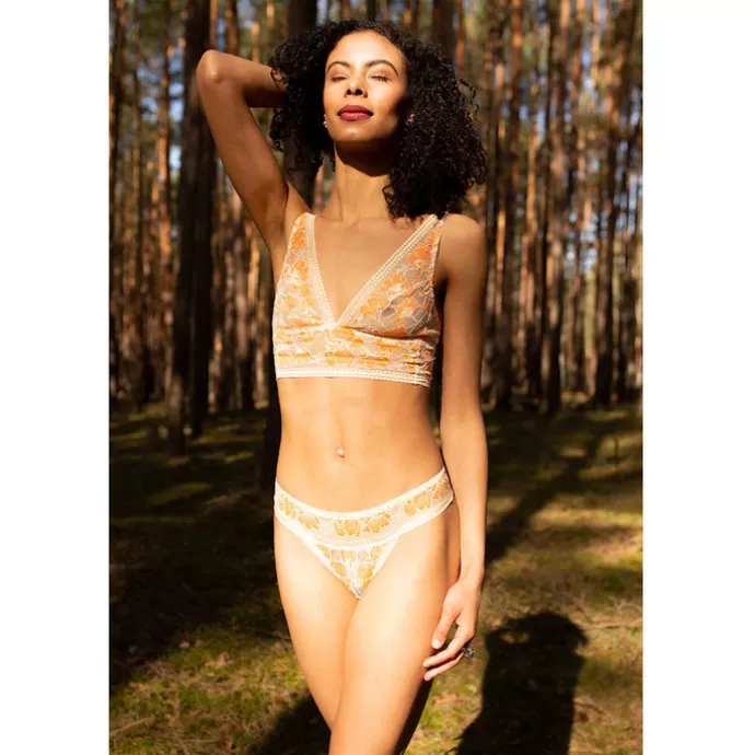 Clearance Anekdot Marigold White/Orange Bralette