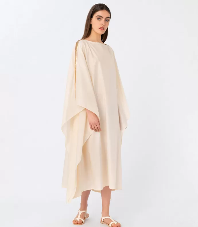 Elizabeth LaGre Maxi Kaftaani Ivory