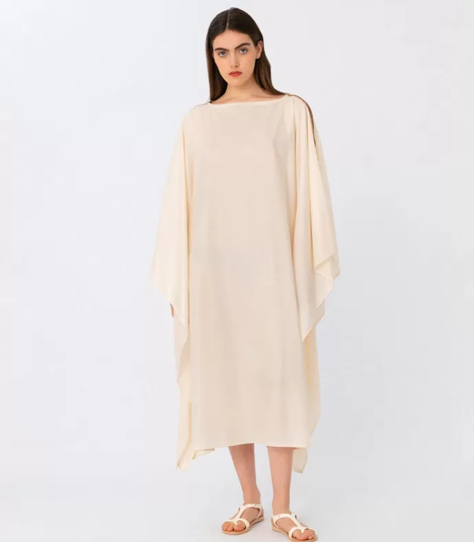 Elizabeth LaGre Maxi Kaftaani Ivory