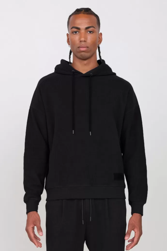 Cheap Off With Nature Men'S Hooded Fleece Black