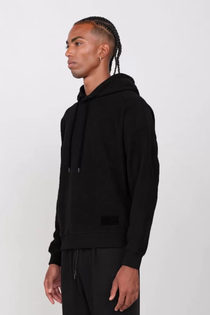 Cheap Off With Nature Men'S Hooded Fleece Black