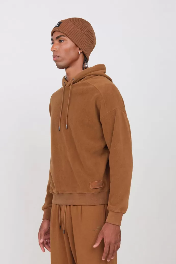 Flash Sale Off With Nature Men'S Hooded Fleece Peanut