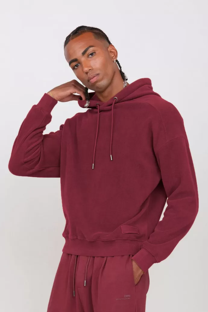 Flash Sale Off With Nature Men'S Hooded Fleece Prune