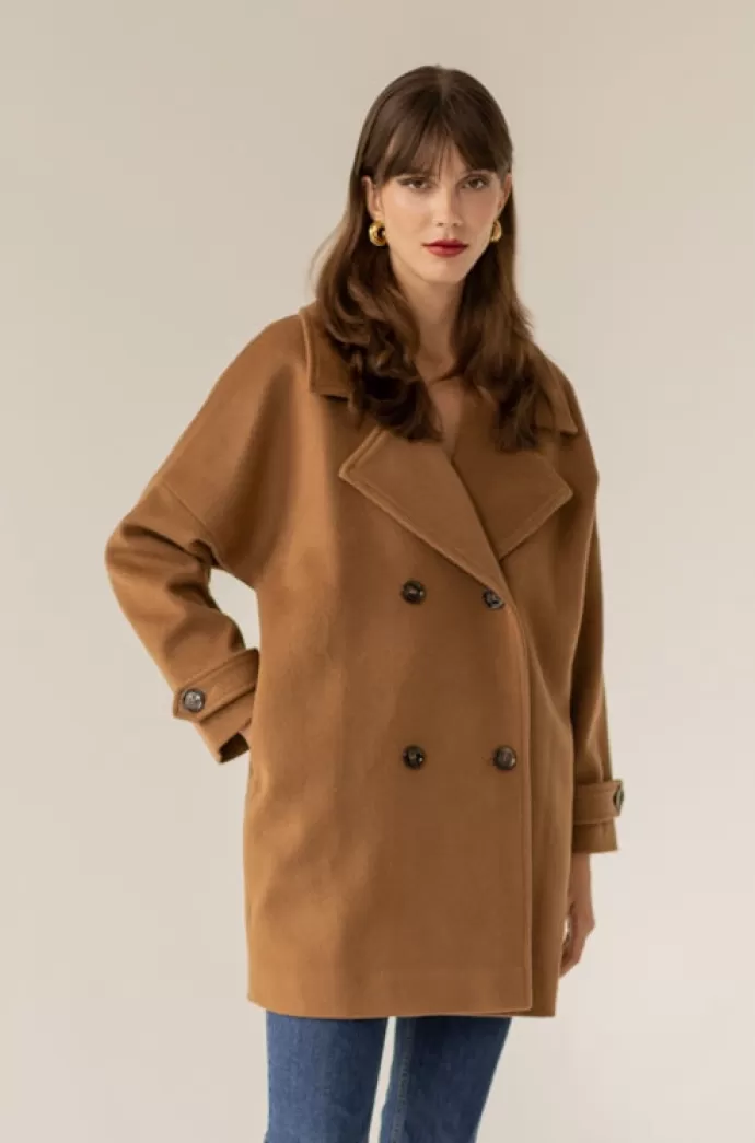 Enteliér Nadine Cashmere Coat Caramel