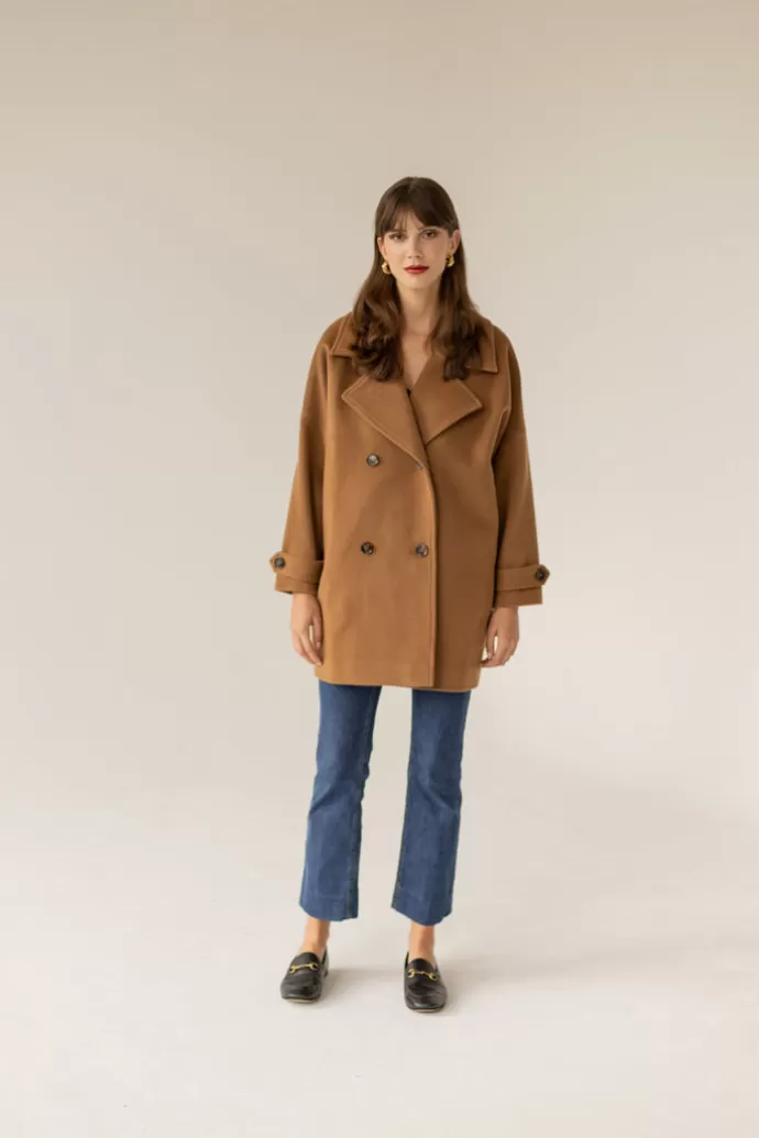 Enteliér Nadine Cashmere Coat Caramel