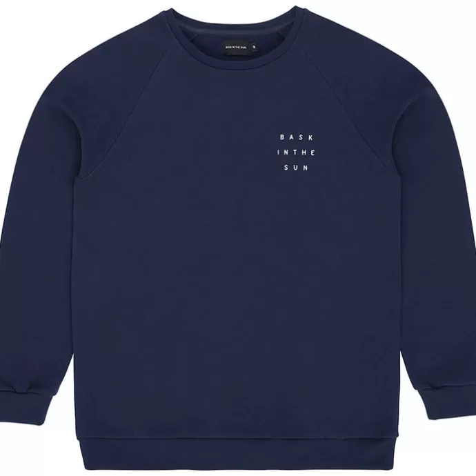 Sale Bask in the Sun Navy Sunrise Collegepaita Tummansininen