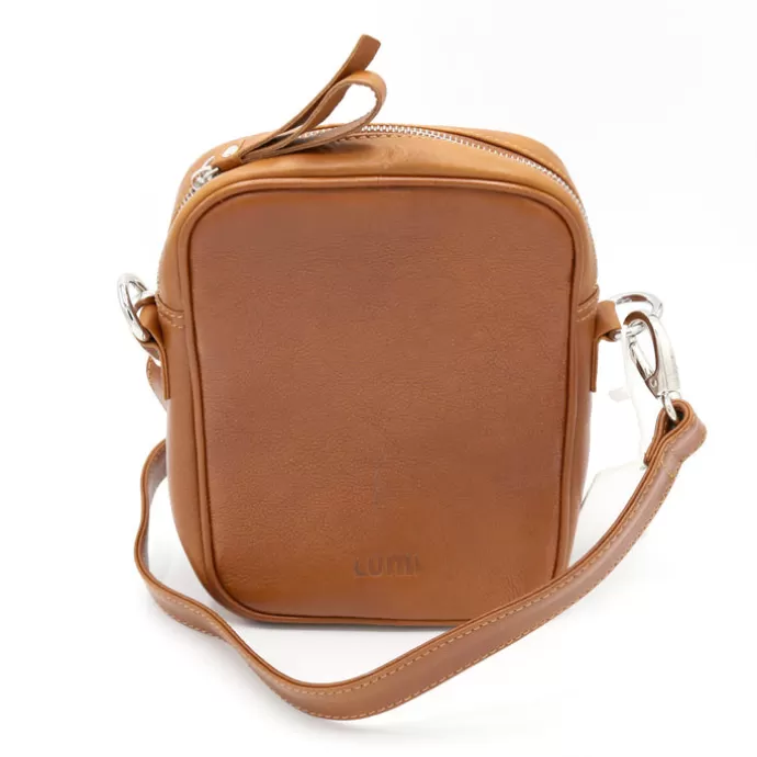 Best Sale LUMI North-South Crossbody Cognac